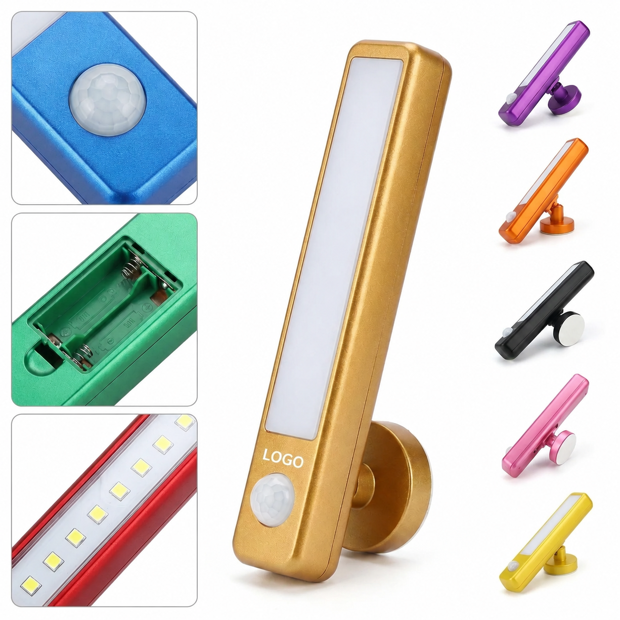 Motion-Activated Portable LED Cabinet Light Bar