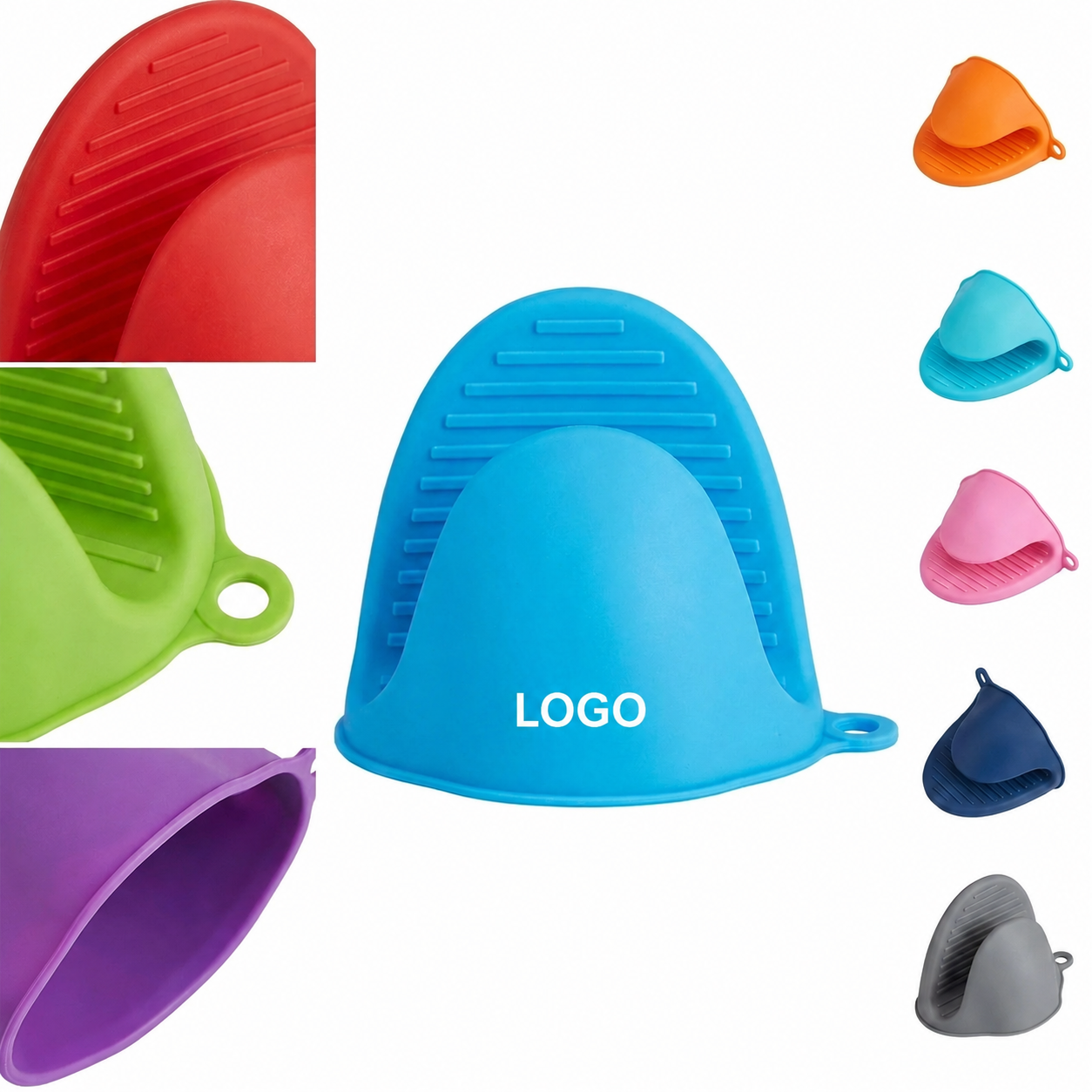 Protective Silicone Pinch Mitts with Non-Slip Grip