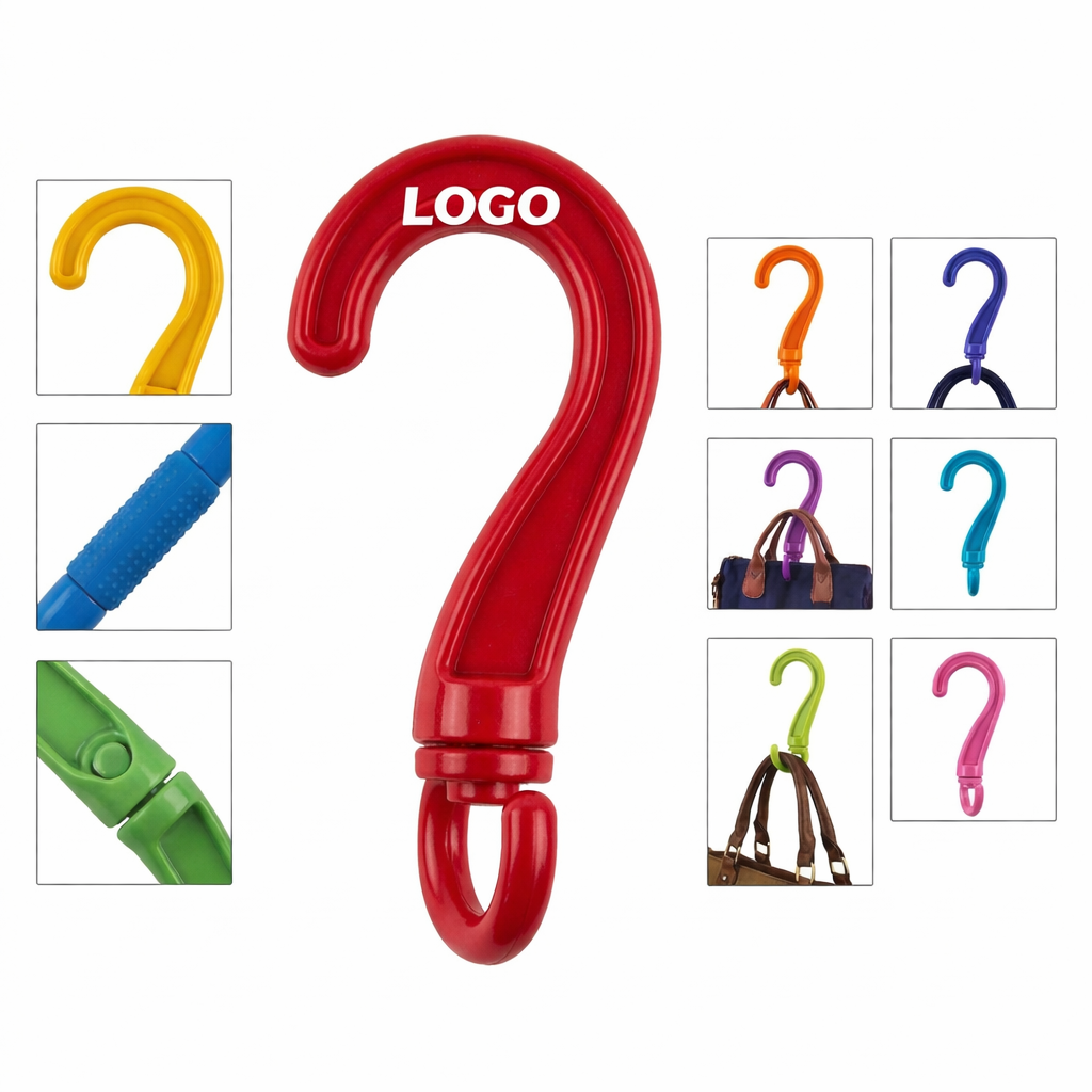 Multi-Purpose Swivel Hook Accessory Organizer for Handbags and Caps