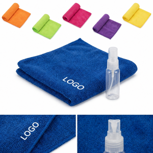 Professional Microfiber Lens Cleaning Kit with Fine Mist Spray Bottle