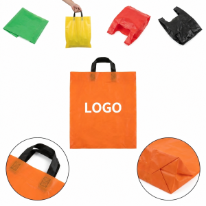 Vibrant Soft-Loop Handle Plastic Retail Totes