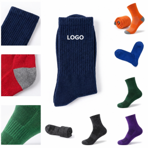 Multi-Pack Performance Athletic Socks with Reinforced Cushioned Sole
